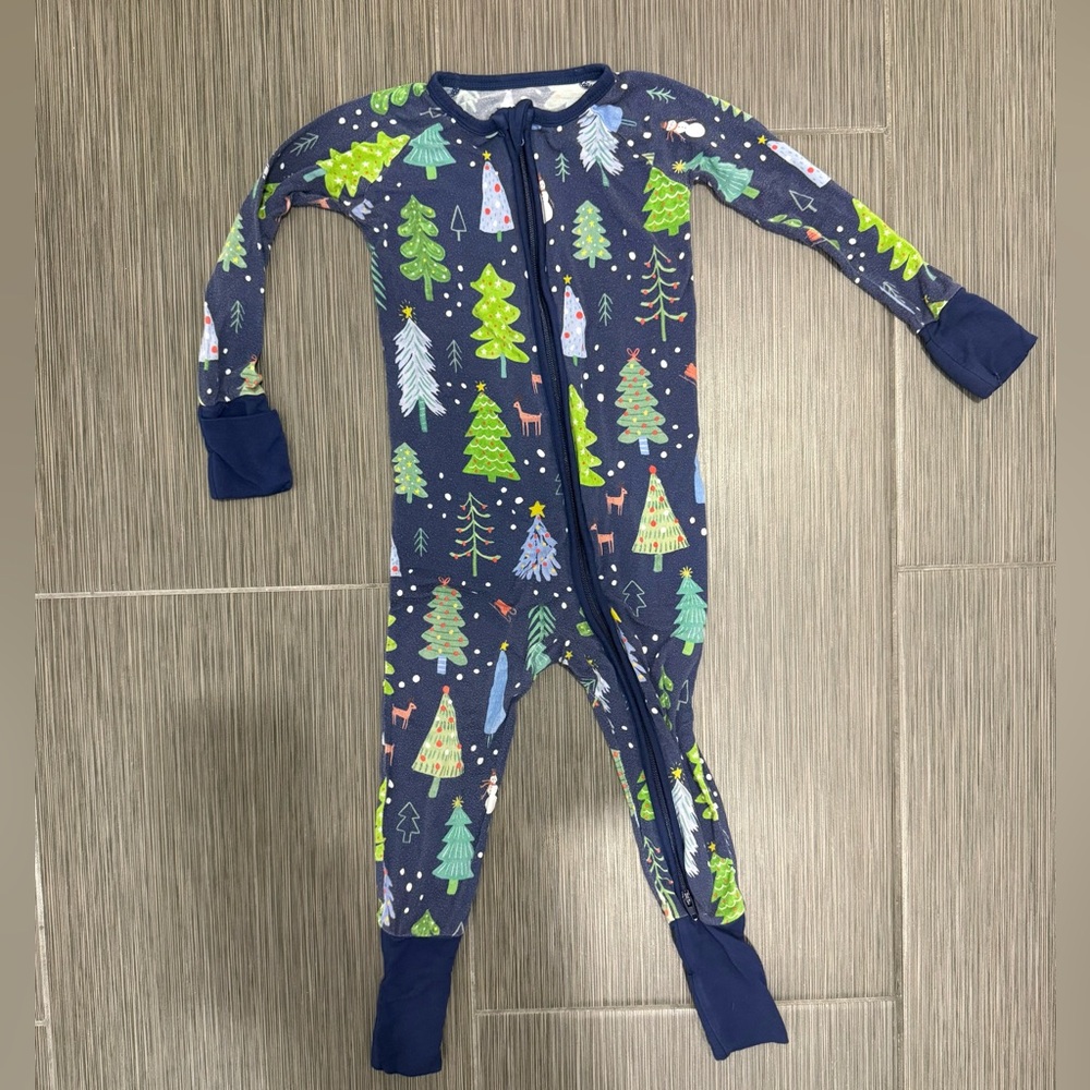 Little Sleepies Christmas Tree Zippy 12-18m
